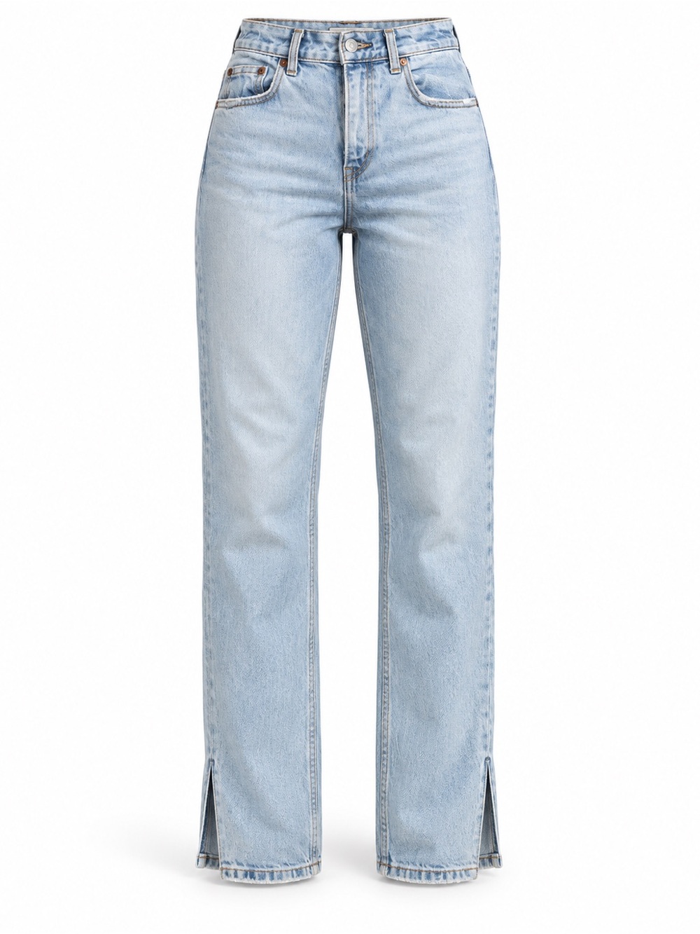 Abercrombie & Fitch sz 2/26 90’s Straight Ultra High Rise with Split hem